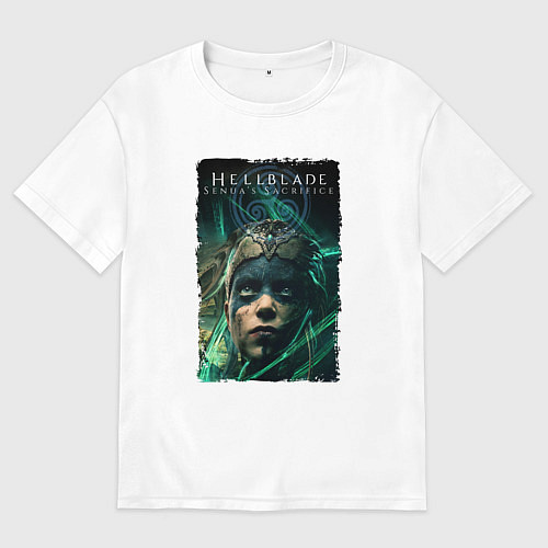 Женская футболка оверсайз Senua - Game Hellblade / Белый – фото 1
