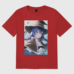 Женская футболка оверсайз Реинкарнация безработного Рокси Мигурд