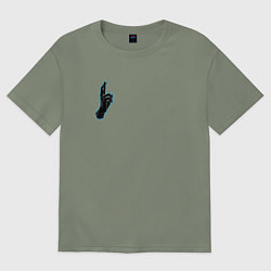 Футболка оверсайз женская The strongest, Satoru Gojo, цвет: авокадо