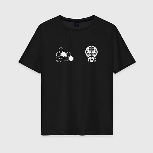 Женская футболка оверсайз Izumo Tecs / Черный – фото 1