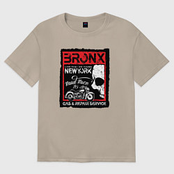 Футболка оверсайз женская Bronx, цвет: миндальный
