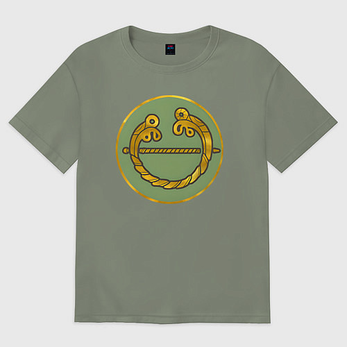 Женская футболка оверсайз Бургунды из Total War: Attila / Авокадо – фото 1