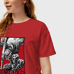 Футболка оверсайз женская Berserker - Griffith, цвет: красный — фото 2