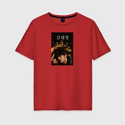 Футболка оверсайз женская Техен the one, цвет: красный