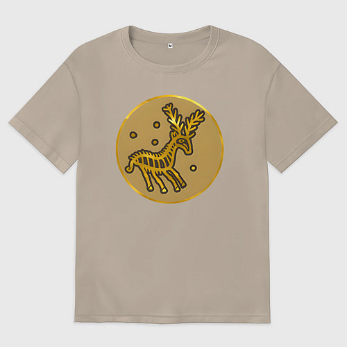 Женская футболка оверсайз Венеды из Total War: Attila / Миндальный – фото 1