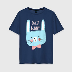 Женская футболка оверсайз Sweet bunny