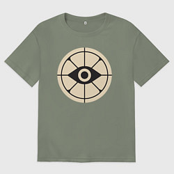 Футболка оверсайз женская Глаз в прицеле deadlock, цвет: авокадо