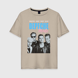 Женская футболка оверсайз Depeche Mode Vintage