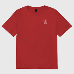 Женская футболка оверсайз Мы русские с нами Бог Ника белая патриоты