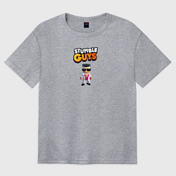 Футболка оверсайз женская Stumble guys, цвет: меланж