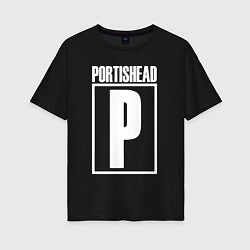 Футболка оверсайз женская Portishead, цвет: черный