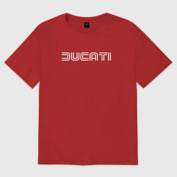 Женская футболка оверсайз Дух Ducati