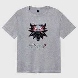 Женская футболка оверсайз The Witcher logo