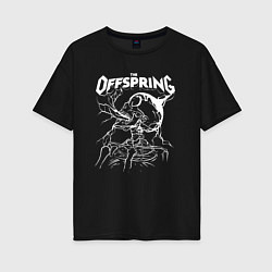 Футболка оверсайз женская The offspring - Supercharged, цвет: черный