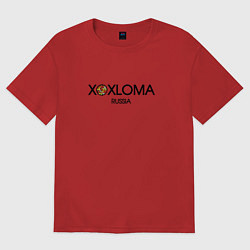 Футболка оверсайз женская Xoxloma, цвет: красный
