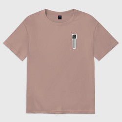 Женская футболка оверсайз Транзистор для радиолюбителей