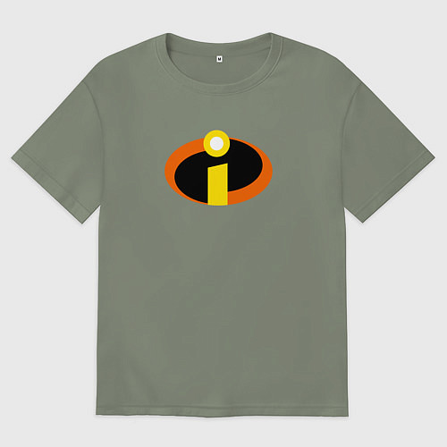 Женская футболка оверсайз Суперсемейка / Авокадо – фото 1