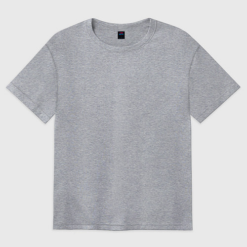 Женская футболка оверсайз Черный логотип 30 Секунд до Марса / Меланж – фото 1