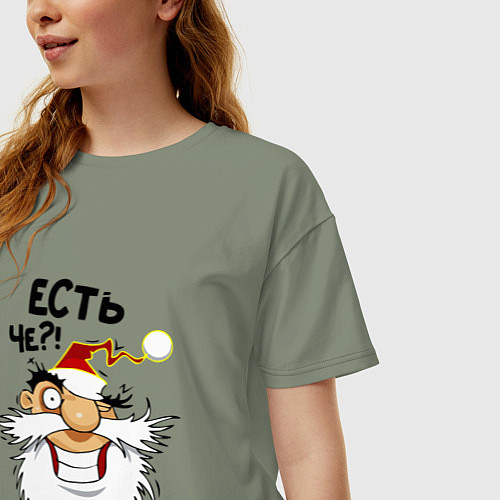 Женская футболка оверсайз Есть чё / Авокадо – фото 3
