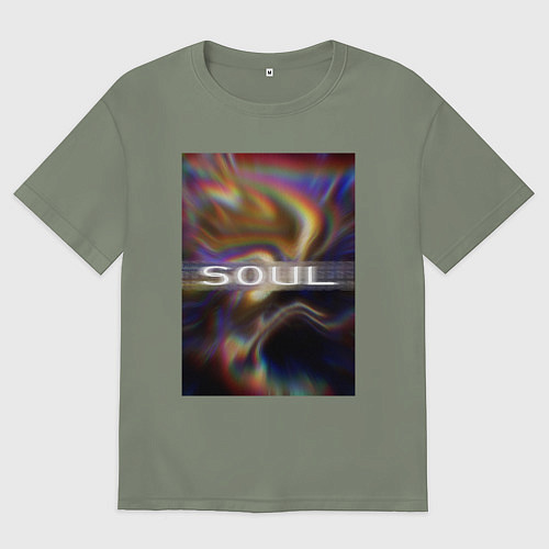 Женская футболка оверсайз Арт Soul / Авокадо – фото 1