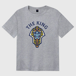 Футболка оверсайз женская Мёртвый король, цвет: меланж