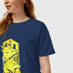 Футболка оверсайз женская Опытный инвестор, цвет: тёмно-синий — фото 2