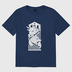 Женская футболка оверсайз Опытный финансист