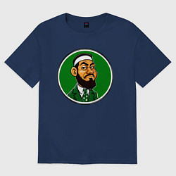 Футболка оверсайз женская Бостон Селтикс Браун, цвет: тёмно-синий