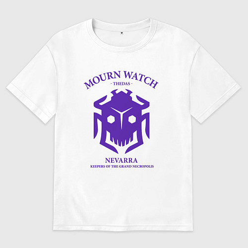 Женская футболка оверсайз Mourn Watch Dragon Age / Белый – фото 1