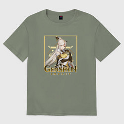 Футболка оверсайз женская Цисин Нин Гуан, цвет: авокадо