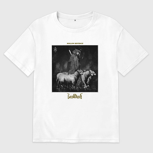 Женская футболка оверсайз Lorna Shore - Hollow Sentence / Белый – фото 1