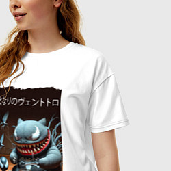 Футболка оверсайз женская Мой сосед Вентоторо - коллаба, цвет: белый — фото 2