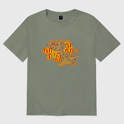 Футболка оверсайз женская Тюмень, цвет: авокадо