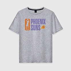 Футболка оверсайз женская Phoenix Suns play, цвет: меланж