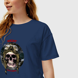 Футболка оверсайз женская Night Witches, цвет: тёмно-синий — фото 2