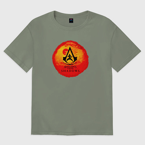 Женская футболка оверсайз Assassins in Japan / Авокадо – фото 1