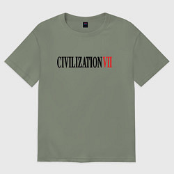 Футболка оверсайз женская Civilization VII, цвет: авокадо