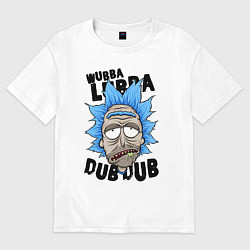 Женская футболка оверсайз Drunk Rick