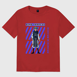 Футболка оверсайз женская Хантер Гинг, цвет: красный