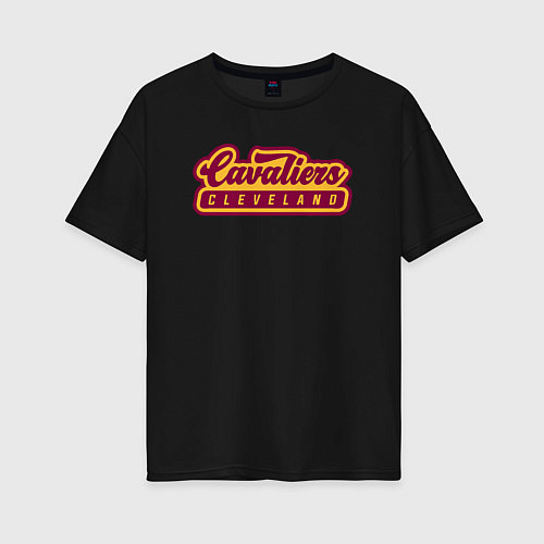 Женская футболка оверсайз Cavaliers Cleveland / Черный – фото 1