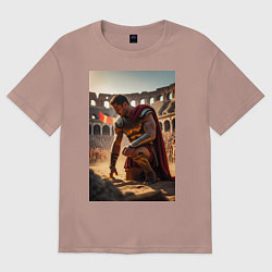 Женская футболка оверсайз Спартак в Колизее