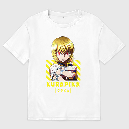 Женская футболка оверсайз Хантер Курапика / Белый – фото 1