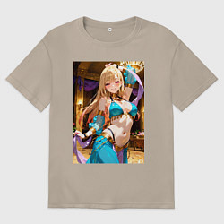 Женская футболка оверсайз Марин Китагава косплей восточный танец