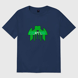 Женская футболка оверсайз Cortex зелёный aneurism iv