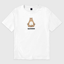 Футболка оверсайз женская Влом, цвет: белый