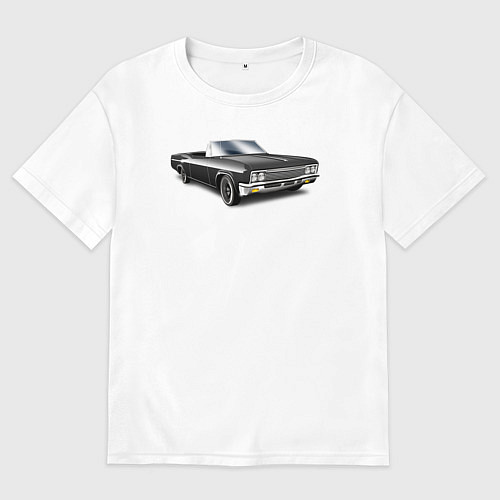 Женская футболка оверсайз Кабриолет / Белый – фото 1