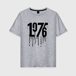 Футболка оверсайз женская Капающий 1976, цвет: меланж