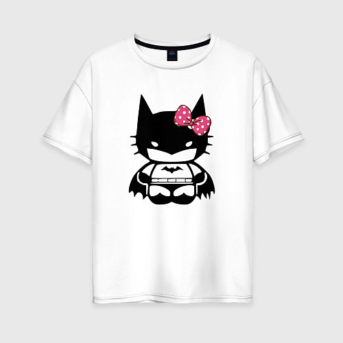 Женская футболка оверсайз Batgirl / Белый – фото 1