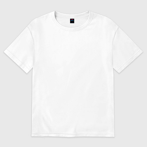 Женская футболка оверсайз Теннисный корт: meet me on the court / Белый – фото 1