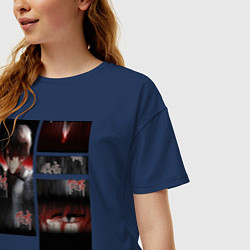 Футболка оверсайз женская Ранкер который живёт второй раз, цвет: тёмно-синий — фото 2